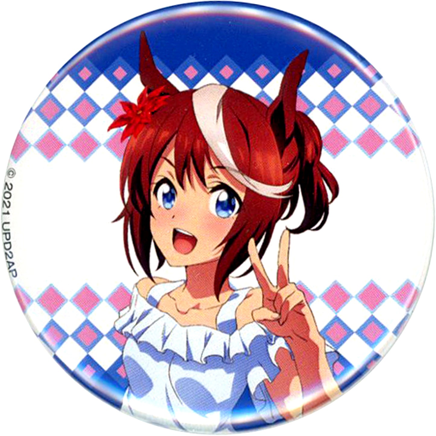 Tokai Teio Uma Musume Pretty Derby Season 2 Character Button Collection Animate Limited [USED]