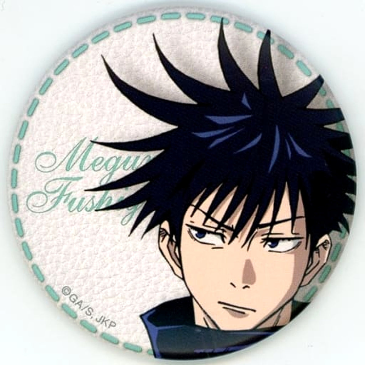 Jujutsu Kaisen Megumi Fushiguro Background White Character Badge Collection Megumi Fushiguro Box Buttons [USED]