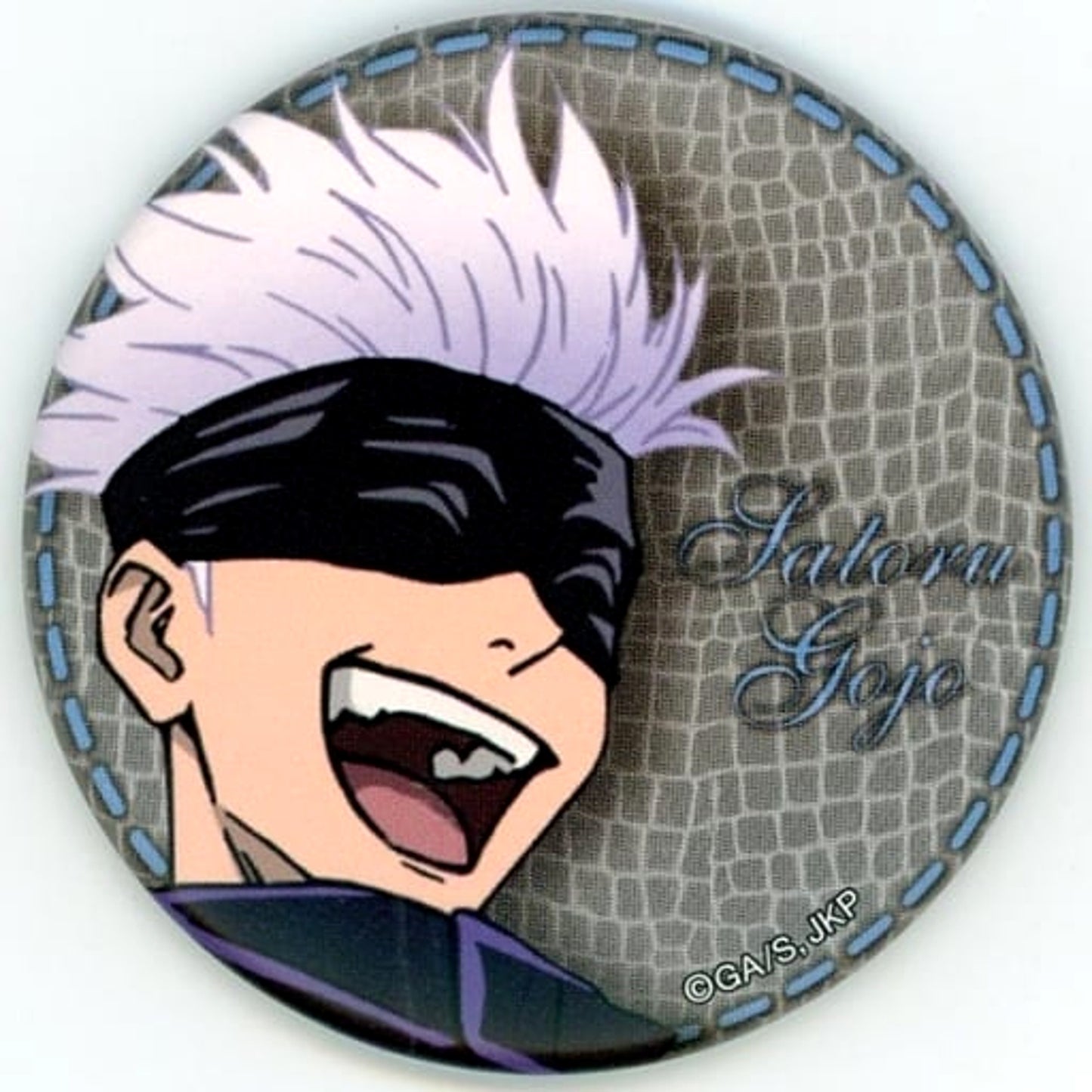 Satoru Gojo Background Gray Jujutsu Kaisen Chara Badge Collection Satoru Gojo Box [USED]