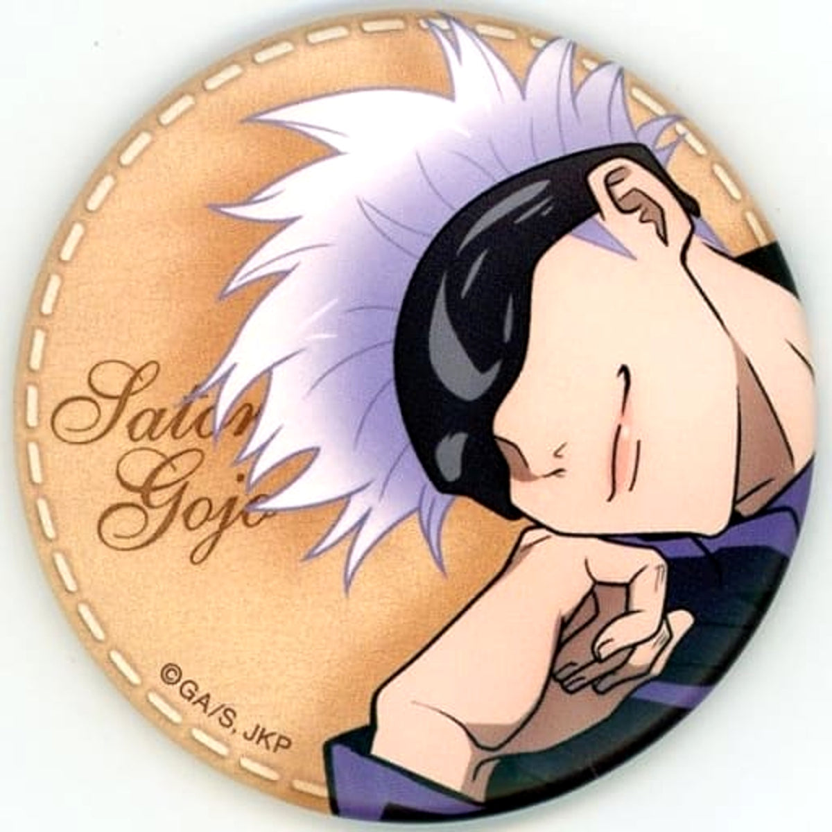 Jujutsu Kaisen Satoru Gojo Background: Skin Color Character Badge Collection Satoru Gojo Box Buttons [USED]