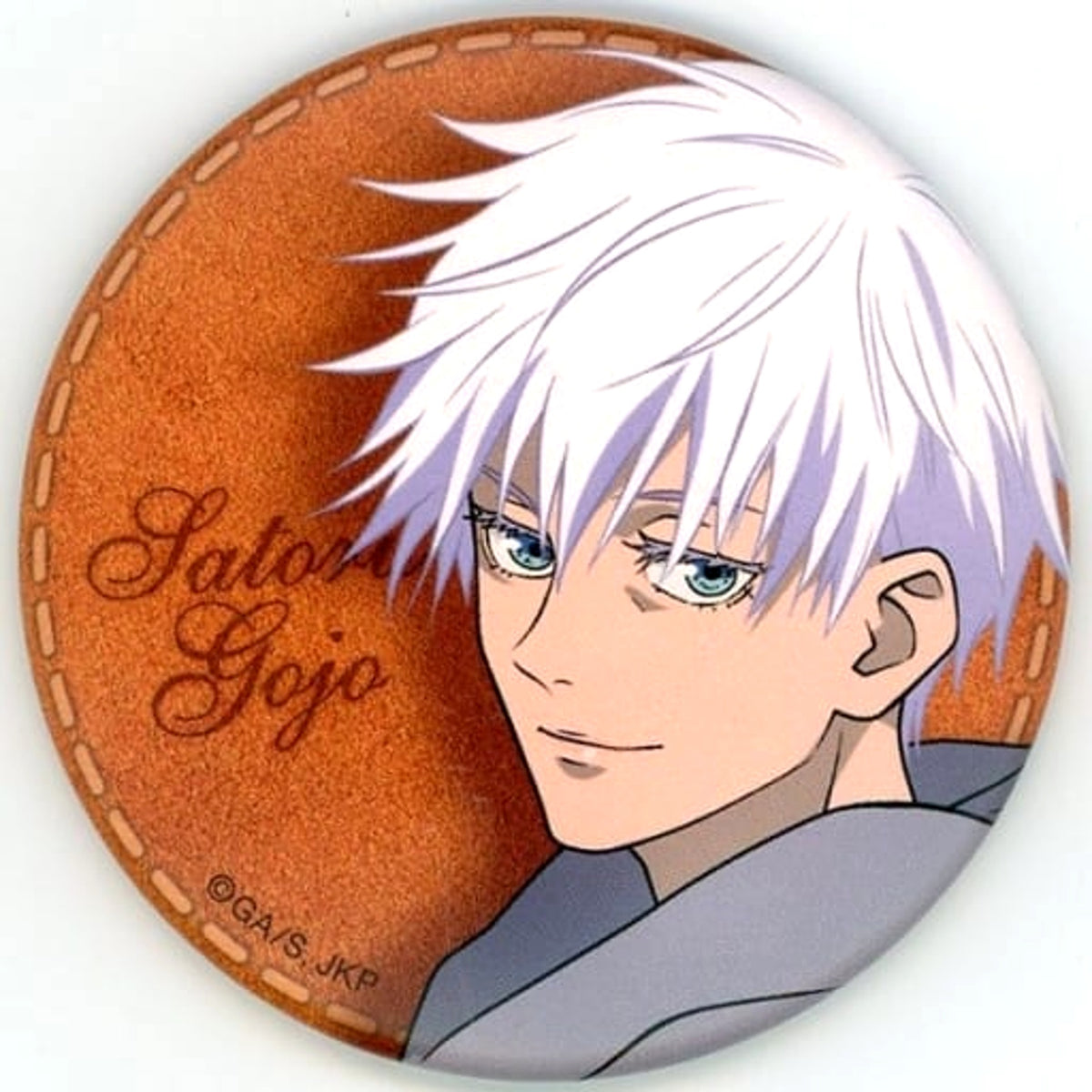 Jujutsu Kaisen Satoru Gojo Background Brown Character Badge Collection Satoru Gojo Box Buttons [USED]
