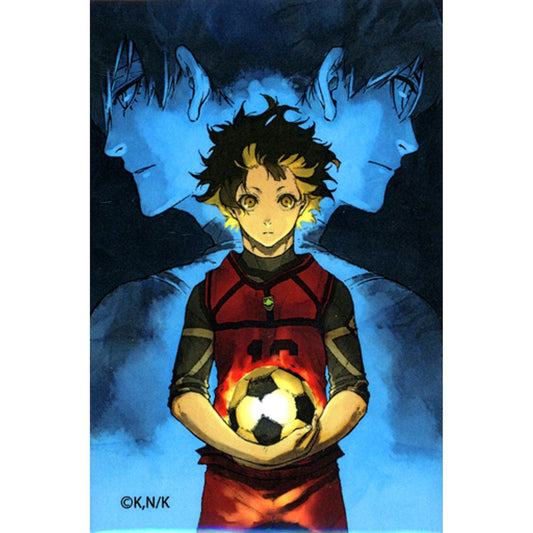 Meguru Bachira, Yoichi Isagi & Rin Itoshi Blue Lock Art Button [USED]