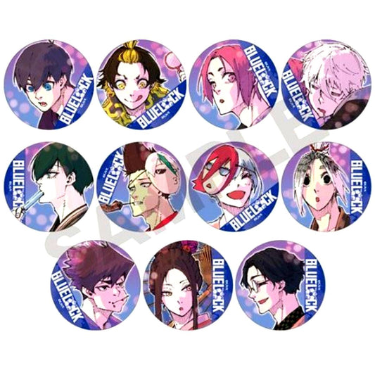 Set of 11 Blue Lock Trading Button Badge [USED]
