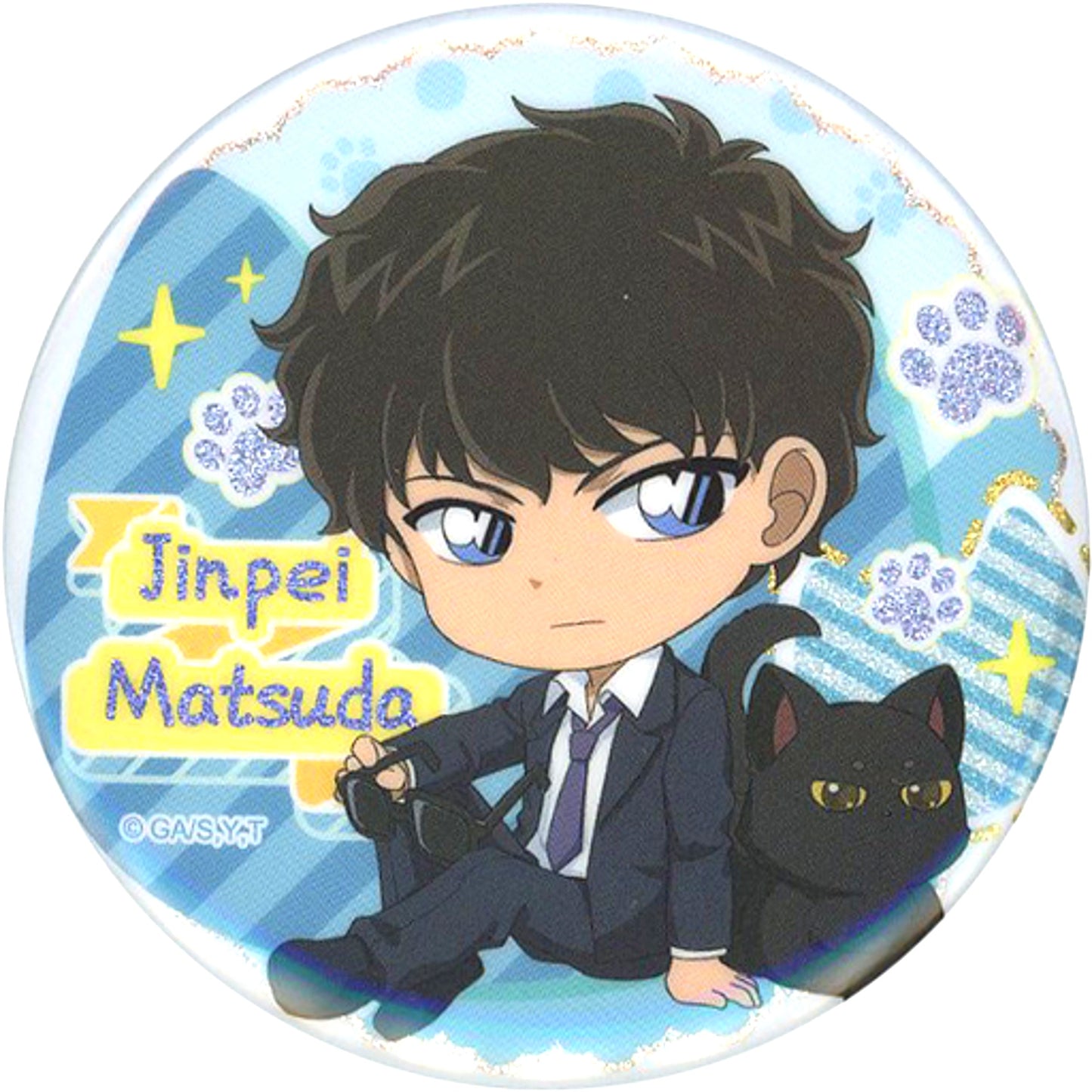 Jinpei Matsuda Detective Conan Cafe in Shanghai 2021 MIAO Series Button [USED]