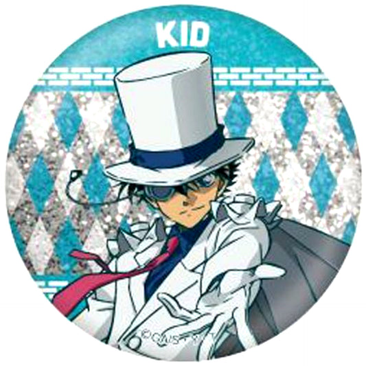 Kaito Kid Detective Conan Trading Metallic Button A [USED]