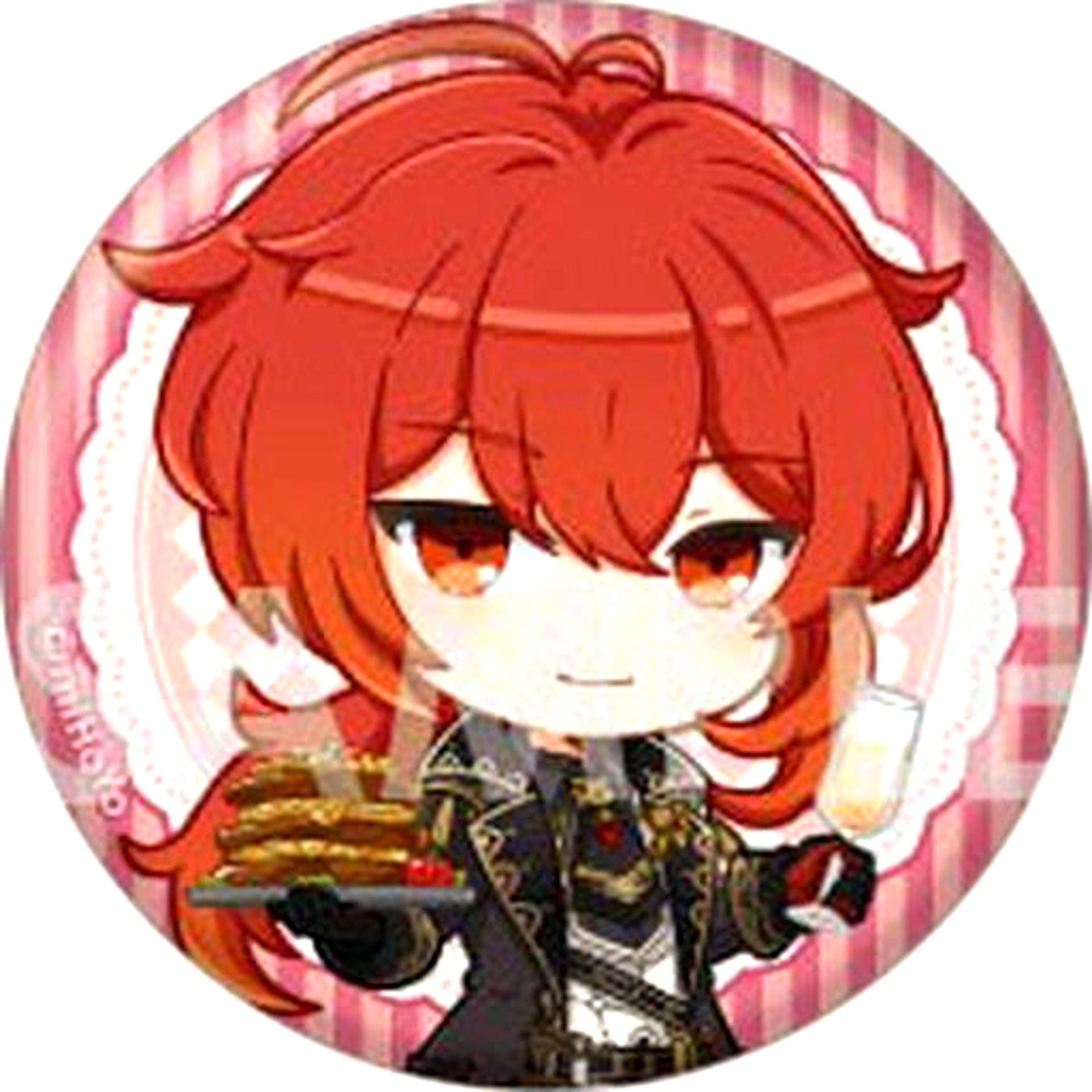 Diluc Genshin Impact Trading Button [USED]