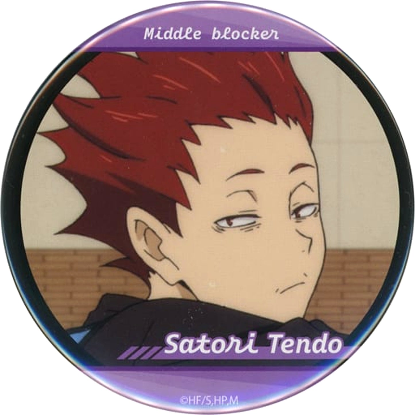 Satori Tendo Haikyu!! Undameshi! Mikuji Spread The Banner Button [USED]