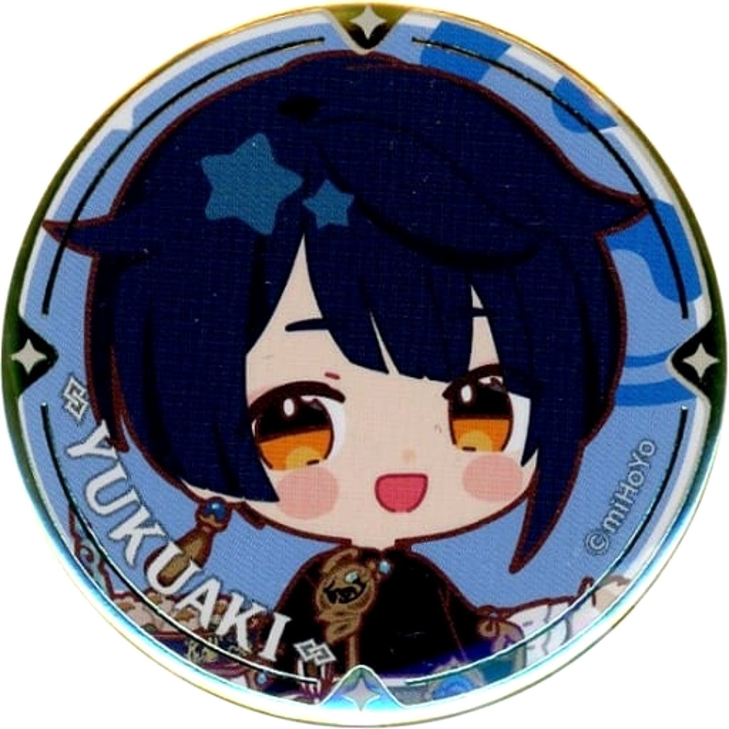 Genshin Xingqiu Chibi Chara Trading Can Badge Sweets Paradise Ganka Shusan Limited Buttons [USED]