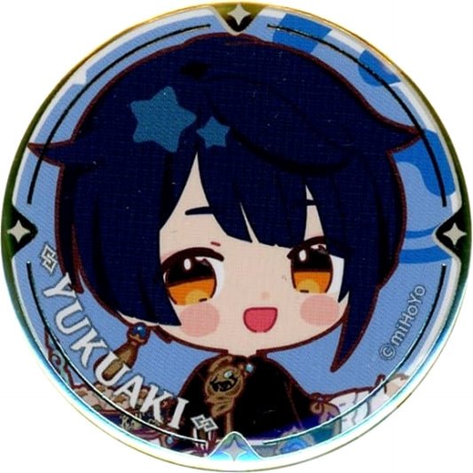 Genshin Xingqiu Chibi Chara Trading Can Badge Sweets Paradise Ganka Shusan Limited Buttons [USED]