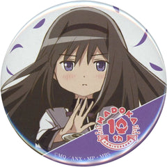 Puella Magi Madoka Magica Homura Akemi Event Visual Can Badge Collection Puella Magi Madoka Magica 10 Exhibition Limited Buttons [USED]