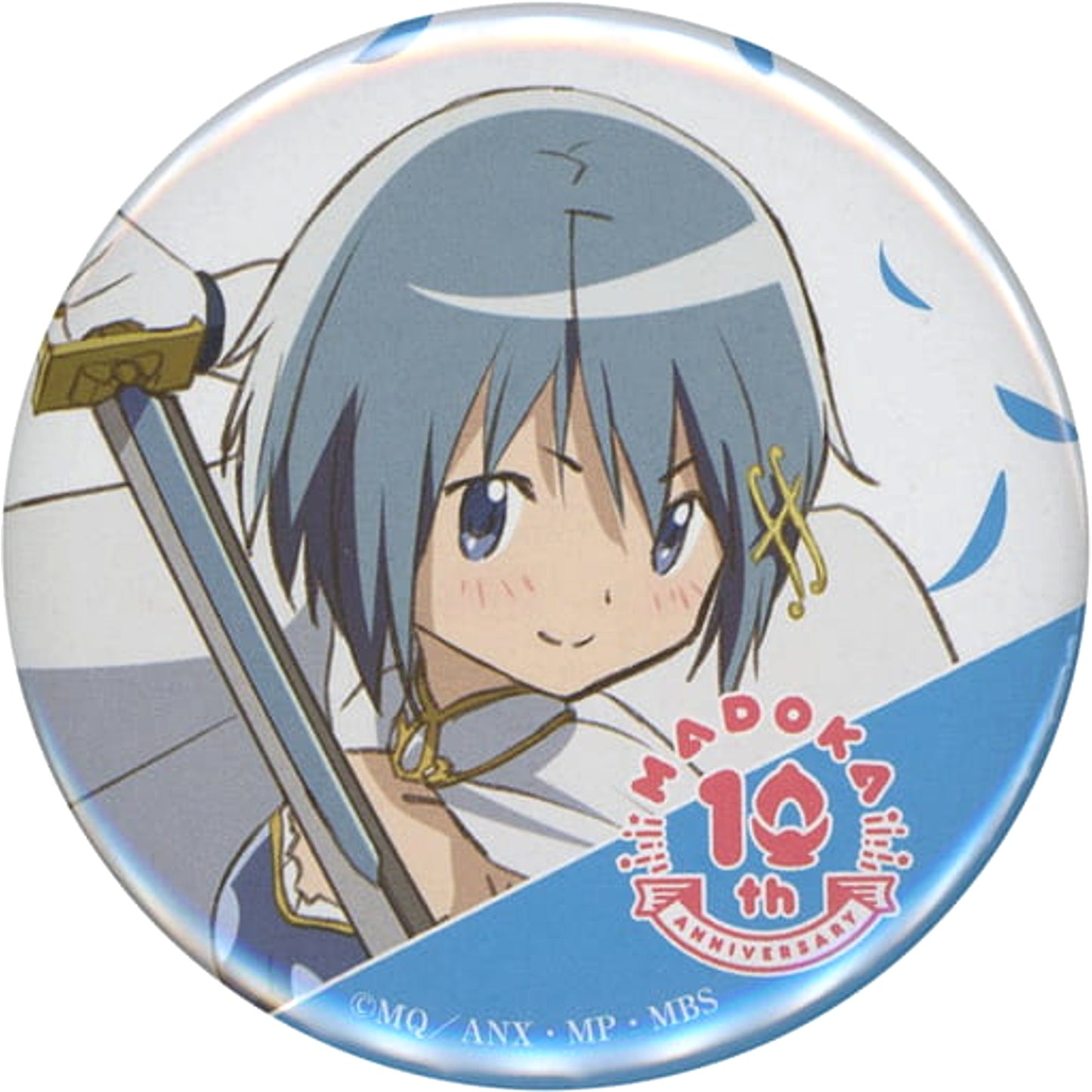 Puella Magi Madoka Magica Sayaka Miki Event Visual Can Badge Collection Puella Magi Madoka Magica 10 Exhibition Limited Buttons [USED]