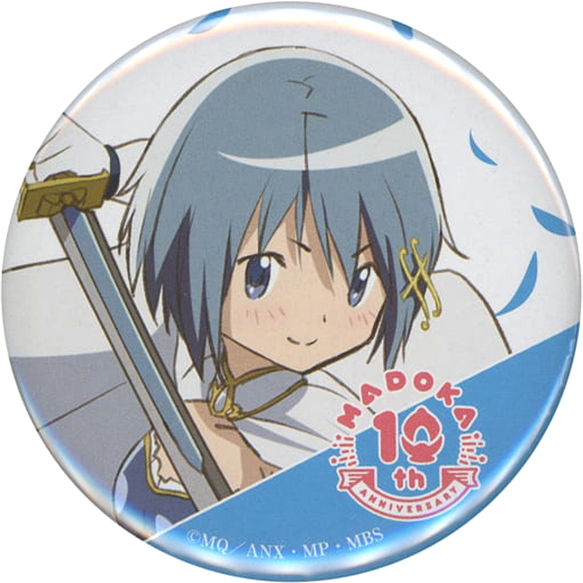 Puella Magi Madoka Magica Sayaka Miki Event Visual Can Badge Collection Puella Magi Madoka Magica 10 Exhibition Limited Buttons [USED]