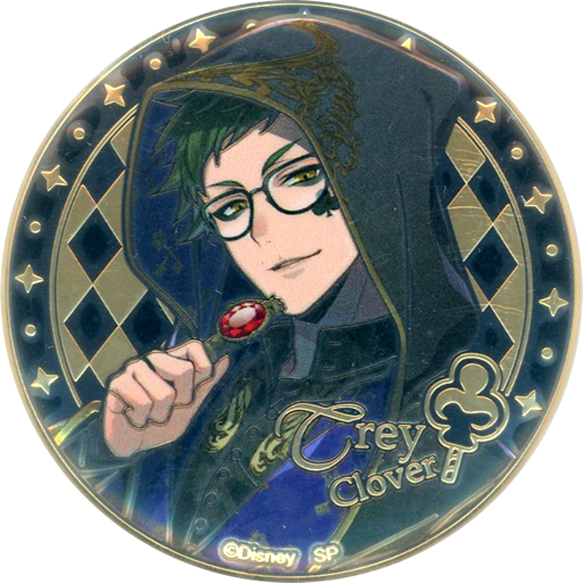 Trey Clover Disney Twisted Wonderland Altimetal Button Collection Ceremonial Robes A-BOX [USED]