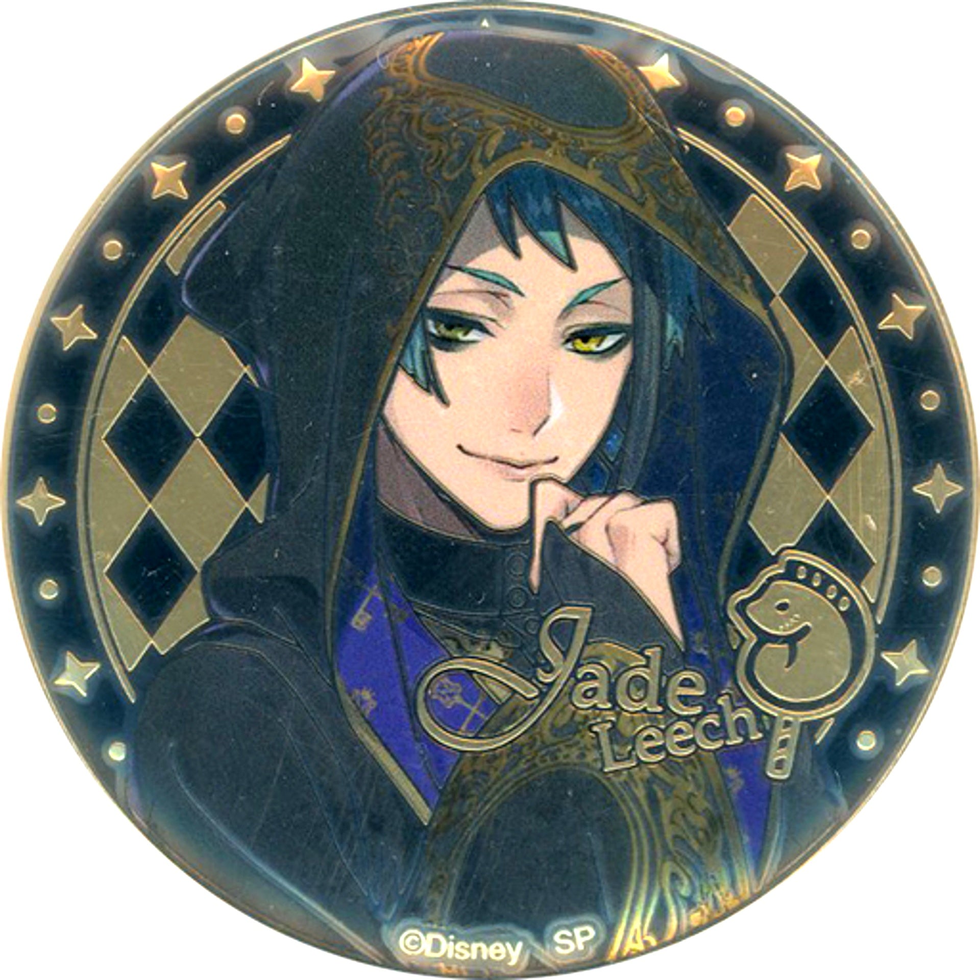 Jade Leech Disney Twisted-Wonderland Altimetal Button Collection Ceremonial Robes A-BOX [USED]