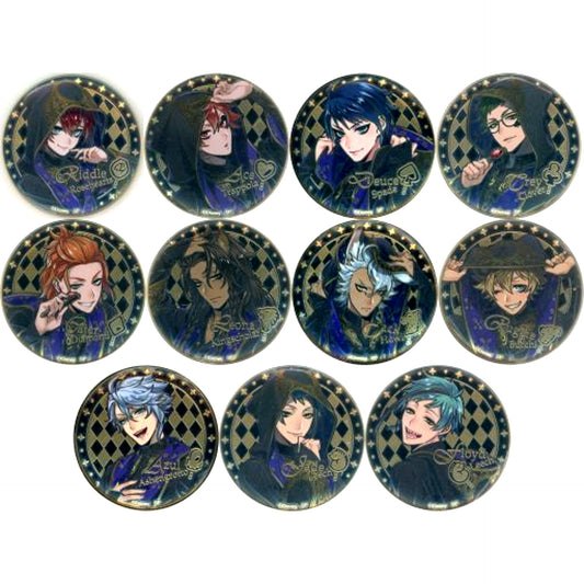 Set of 11 Disney Twisted-Wonderland Altimetal Button Collection Ceremonial Robes A-BOX [USED]