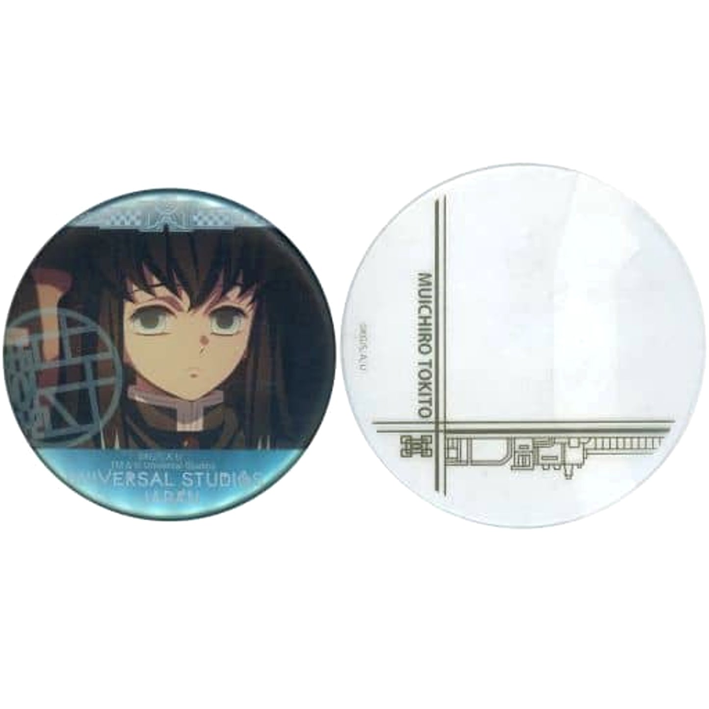 Muichirou Tokitou Demon Slayer: Kimetsu no Yaiba Collectible Button with Cover Universal Studios Japan 2021 Limited [USED]