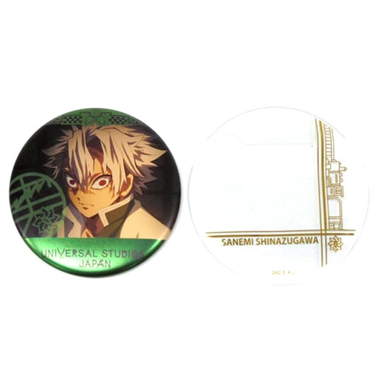 Sanemi Shinazugawa Demon Slayer: Kimetsu no Yaiba Collectible Button with Cover Universal Studios Japan 2021 Limited [USED]
