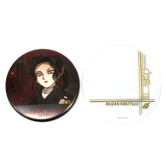 Secret Muzan Kibutsuji Demon Slayer: Kimetsu no Yaiba Collectible Button with Cover Universal Studios Japan 2021 Ltd [USED]