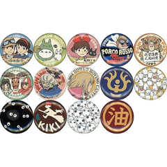 Ghibli ga Ippai Totoro & Others Can Badge Collection All 14 Types Set Buttons [USED]