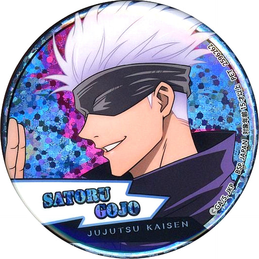 Satoru Gojo Jujutsu Kaisen Hologram Button Special Selection C Left Facing [USED]