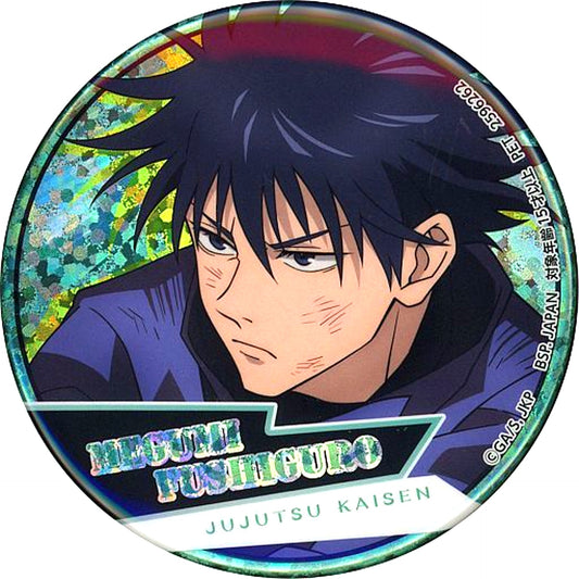 Megumi Fushiguro Jujutsu Kaisen Hologram Button Special Selection E Front [USED]