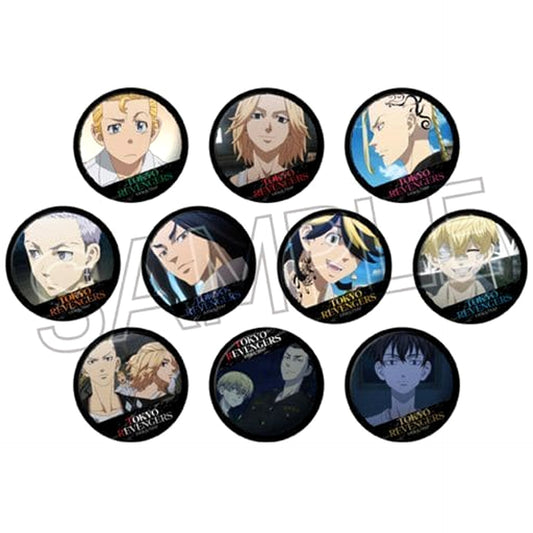 Chifuyu Matsuno & Others Tokyo Revengers All 10 Types Set Hundred Faces Button [USED]