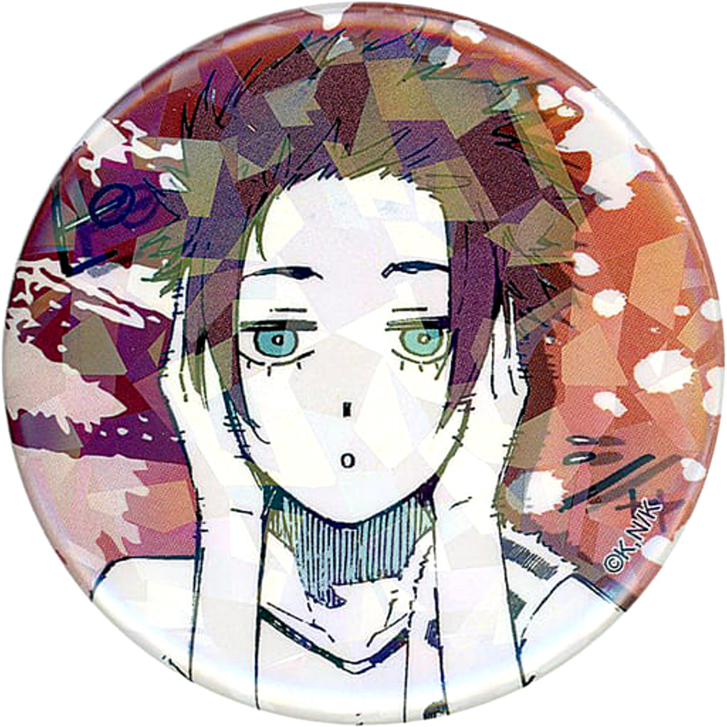 Blue Lock Sae Itoshi Trading Hologram Can Badge Buttons [USED]
