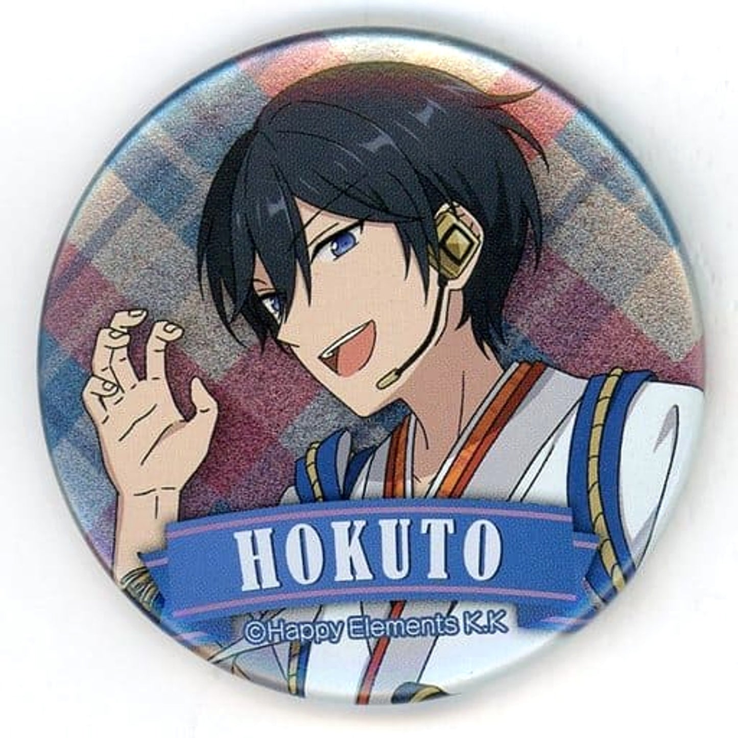 Ensemble Stars! Hokuto Hidaka Character Badge Collection 2nd Anniversary Fan Kanshasai Limited Buttons [USED]