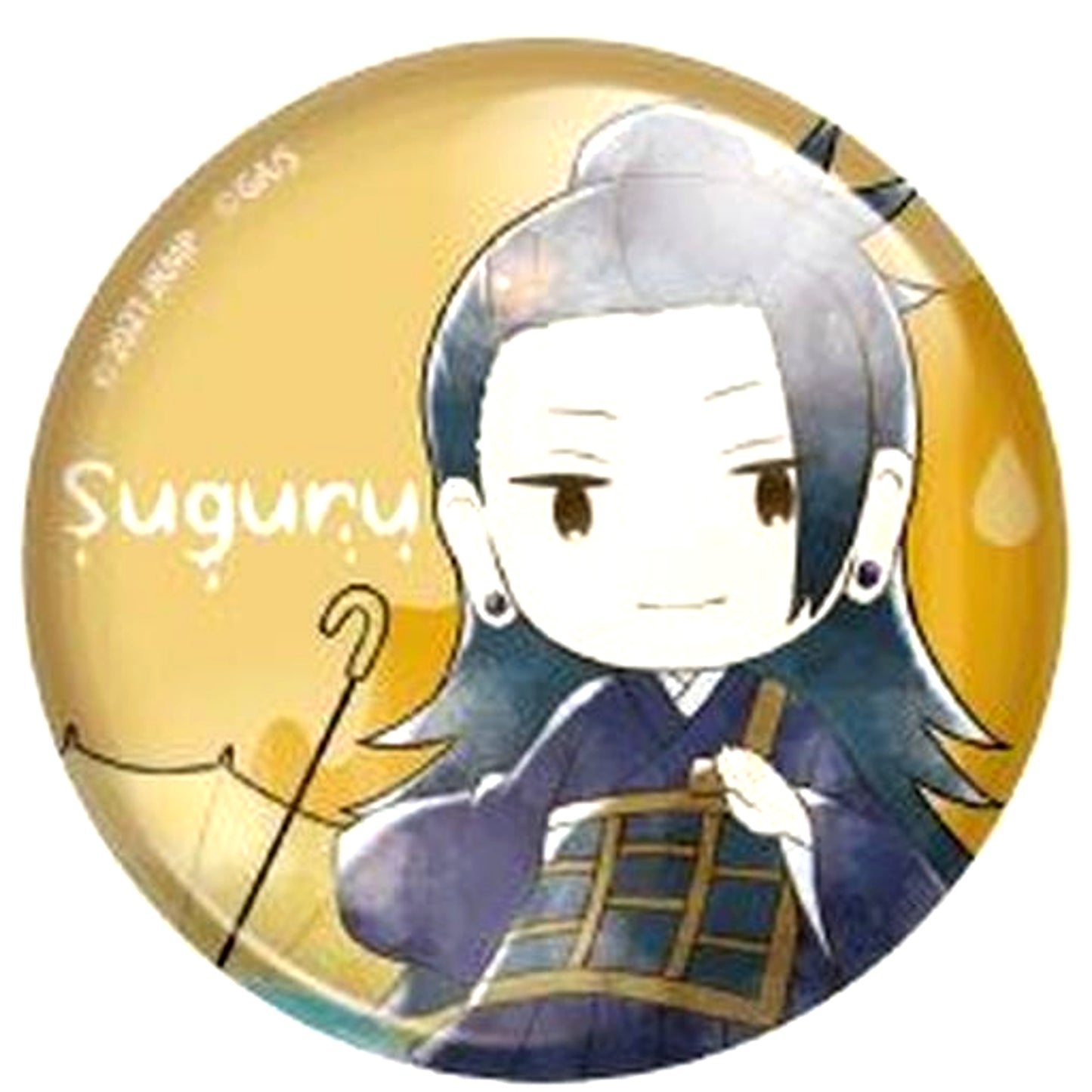 Suguru Geto Jujutsu Kaisen 0 The Movie Kasakko Metal Button [USED]