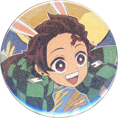 Demon Slayer: Kimetsu no Yaiba Tanjiro Kamado Lame 57mm Random Can Badge Ufotable Cafe Machi Asobi Cafe Moon Viewing Event 2021 Limited Buttons [USED]