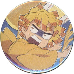 Demon Slayer: Kimetsu no Yaiba Zenitsu Agatsuma Lame 57mm Random Can Badge Ufotable Cafe Machi Asobi Cafe Moon Viewing Event 2021 Limited Buttons [USED]