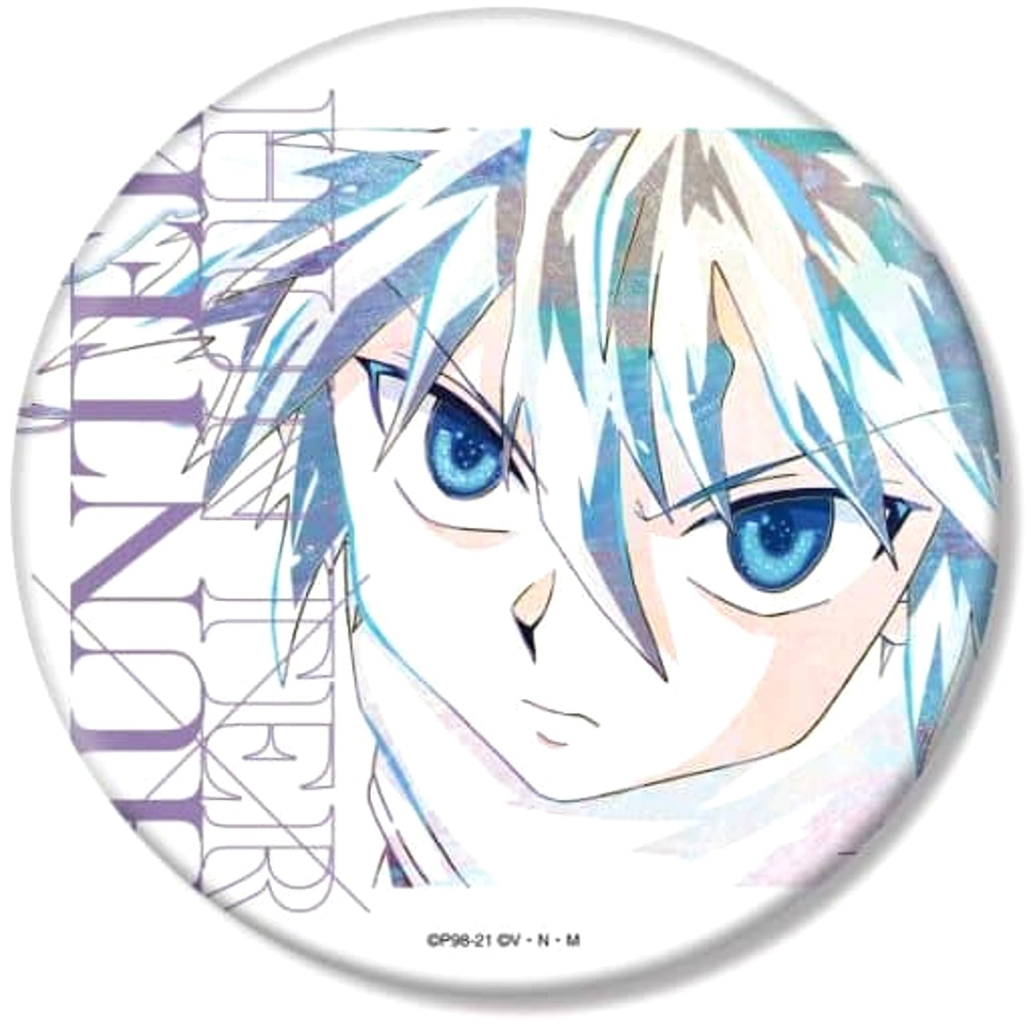 Hunter x Hunter Killua Zoldyck Ani-Art BIG Can Badge Part 3 Buttons [USED]