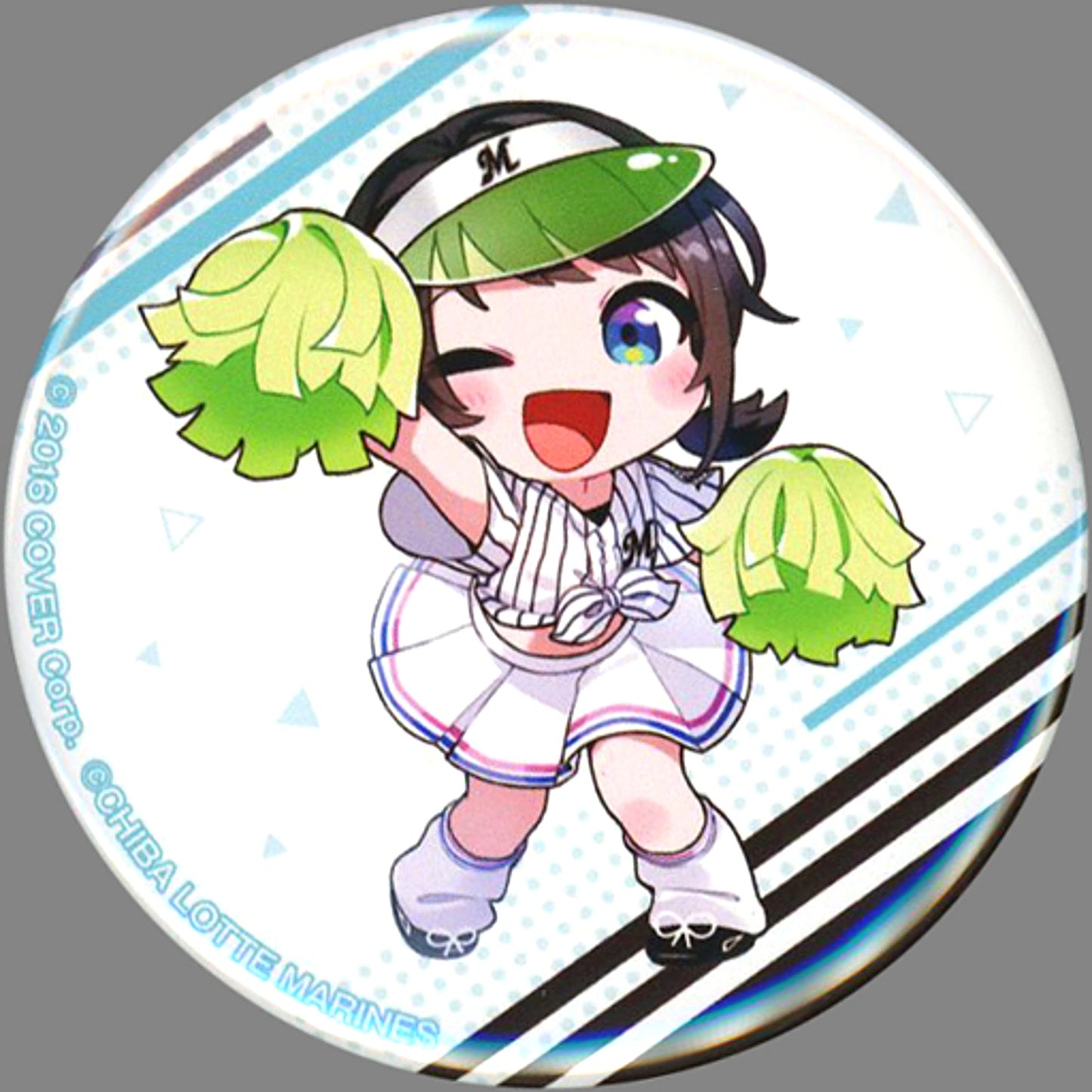 Oozora Subaru Chiba Lotte Marines hololive x Pacific League 6 Teams Button [USED]