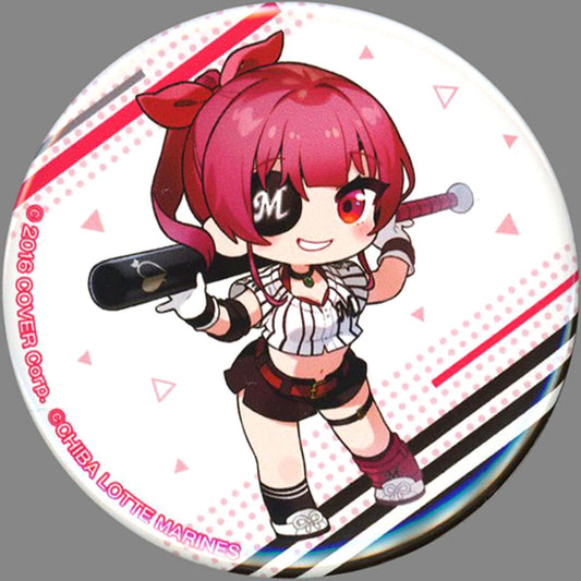 Houshou Marine Chiba Lotte Marines Virtual YouTuber Holo Live x Pacific League 6 Teams Button [USED]