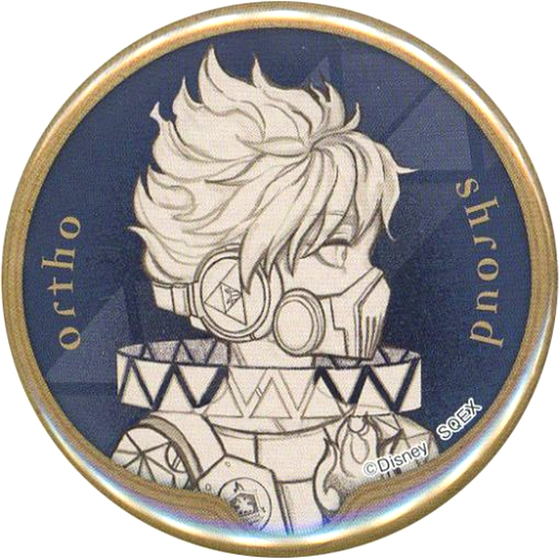 Ortho Shroud Disney Twisted Wonderland Trading Button A Roman [USED]