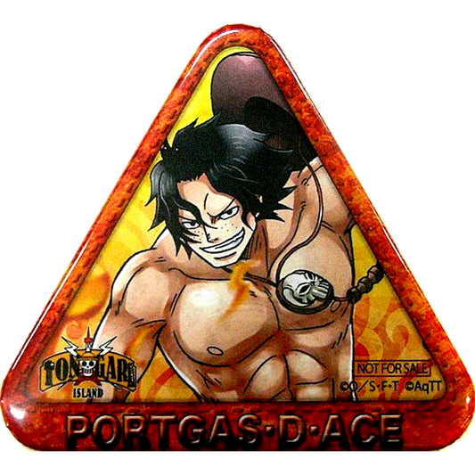 Portgas D. Ace One Piece Tongari Button Tongari Sticker Rally Mission Clear Prize [USED]