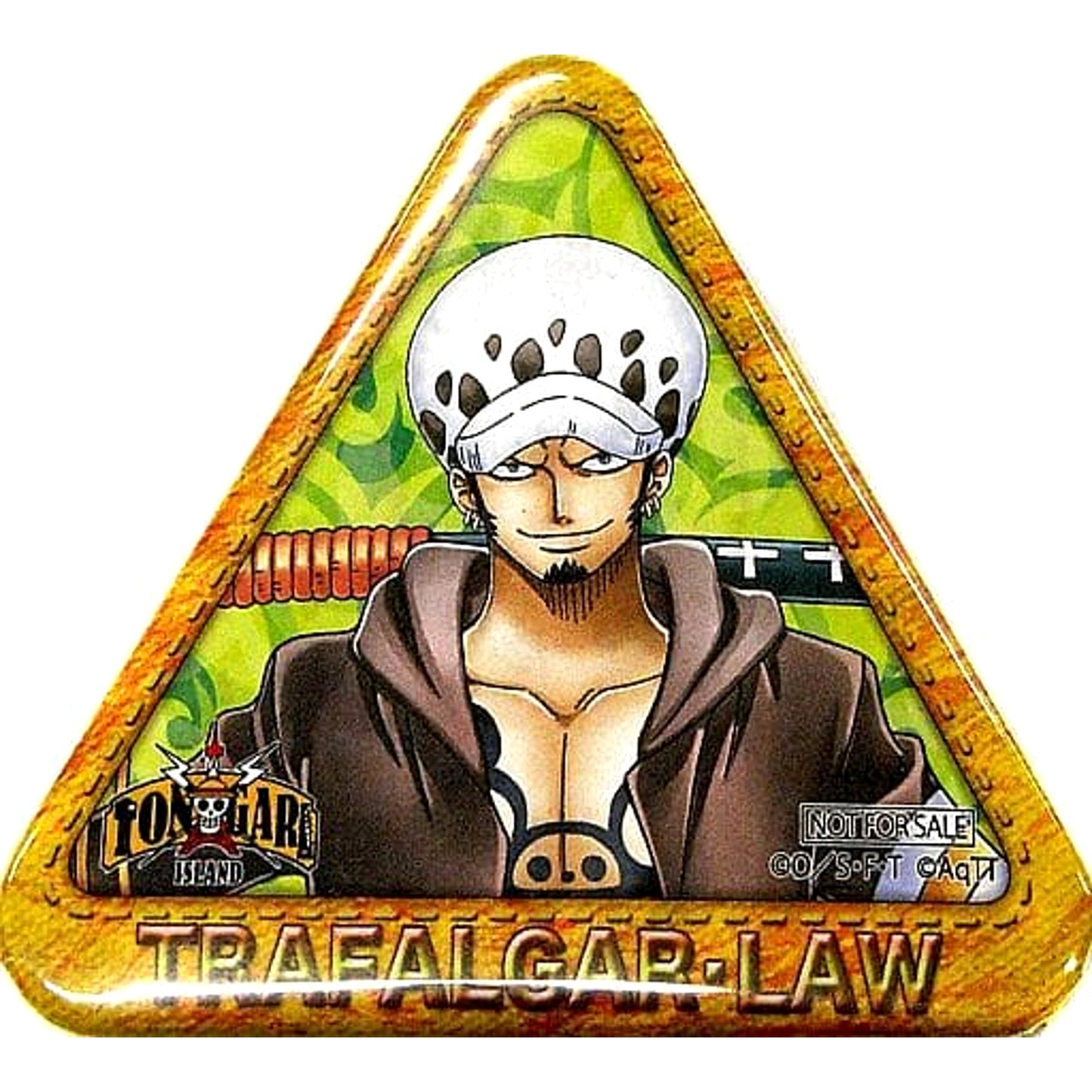 One Piece Trafalgar Law Tongari Can Badge Tongari Seal Rally Mission Clear Prize Buttons [USED]