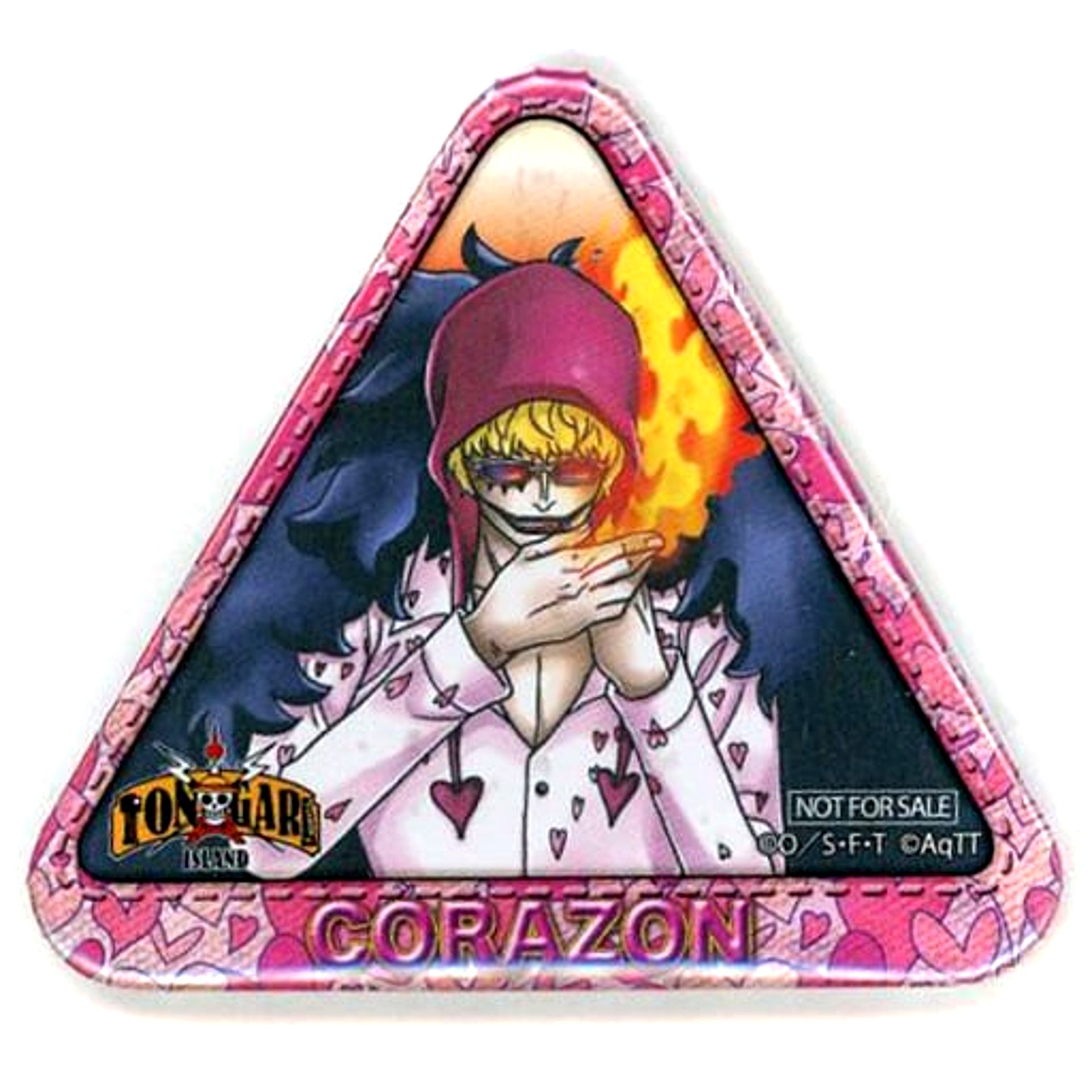 Corazon One Piece Tongari Button Tongari Sticker Rally Mission Clear Prize [USED]