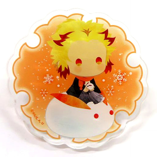 Senjuro Rengoku Demon Slayer: Kimetsu no Yaiba Yurufuwa Random Acrylic Badge Winter Ver. Vol.1 [USED]