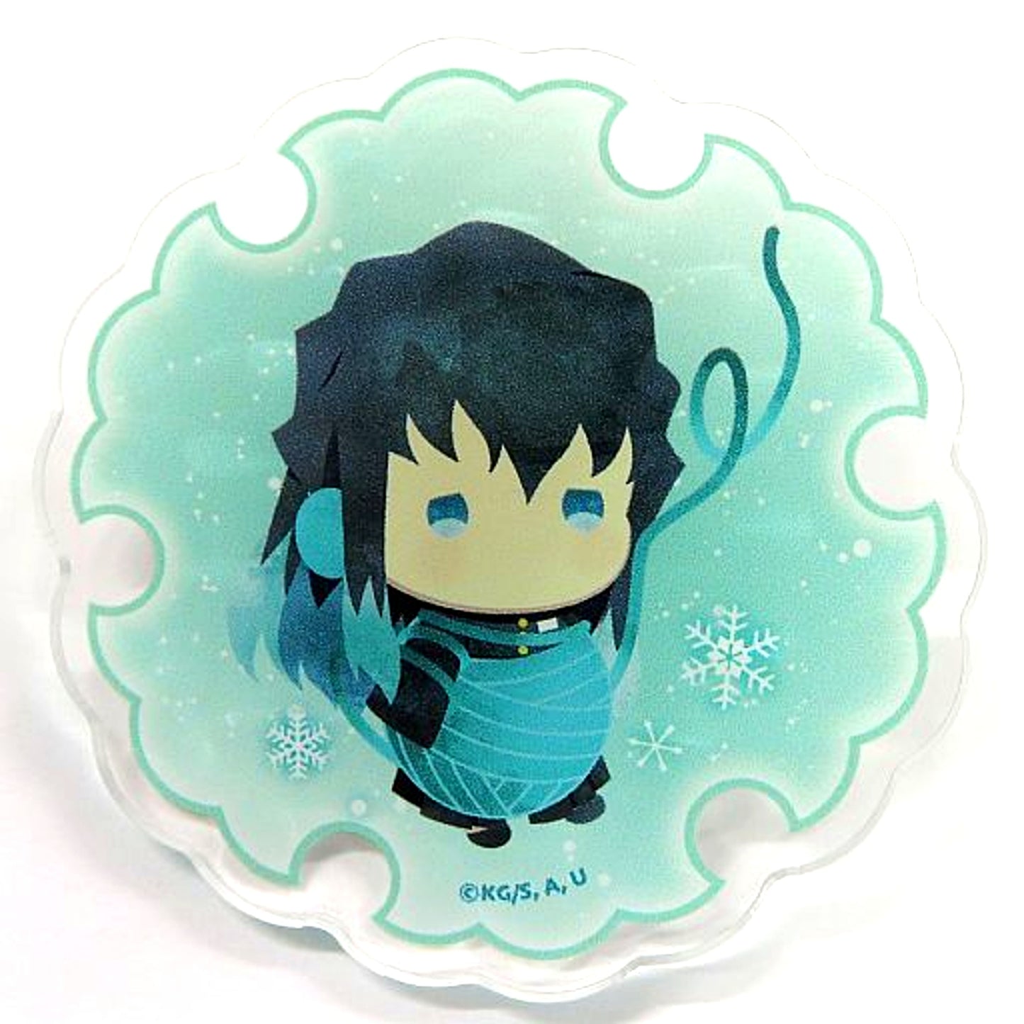 Muichiro Tokito Winter Ver. Vol. 2 Demon Slayer Yurufuwa Random Acrylic Button [USED]