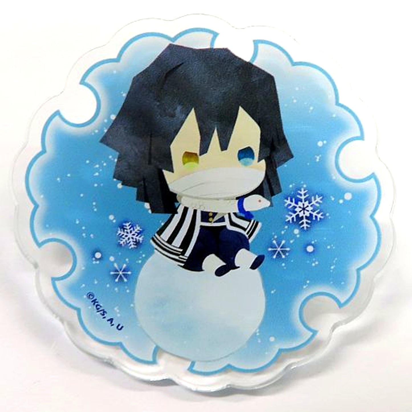 Obanai Iguro Demon Slayer Yurufuwa Random Acrylic Button Winter Ver. Vol. 2 [USED]
