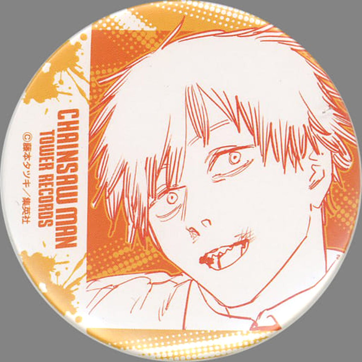 Chainsaw Man Denji Can Badge Collection Vol.1 Tower Records Limited Buttons [USED]