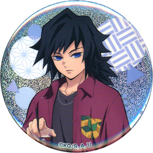 Giyu Tomioka Demon Slayer Kimetsu no Yaiba x Lawson Autumn 2021 Hologram Button [USED]