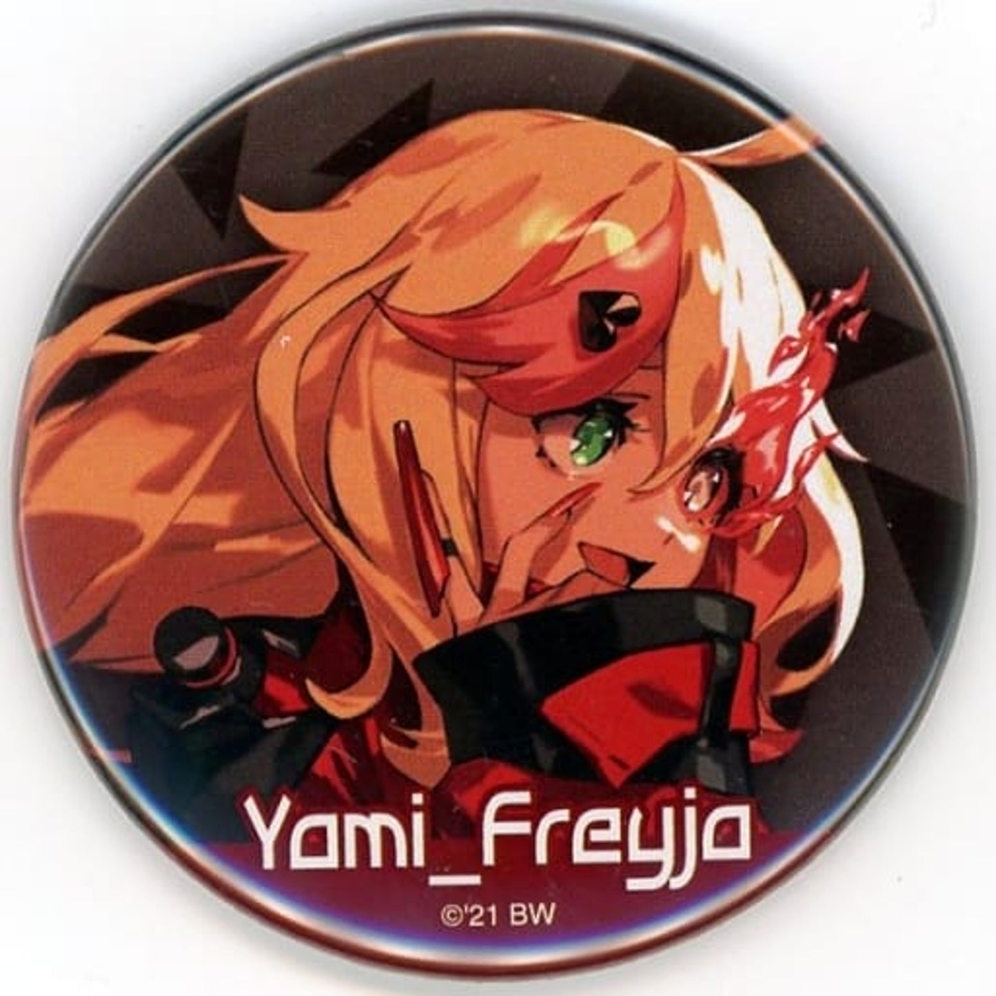 Dark Freya Macross Delta Zettai Live!!!!!! & Gekijo Tanpen Macross Frontier: Toki no Meikyu Chara Badge Collection Theater Limited [USED]