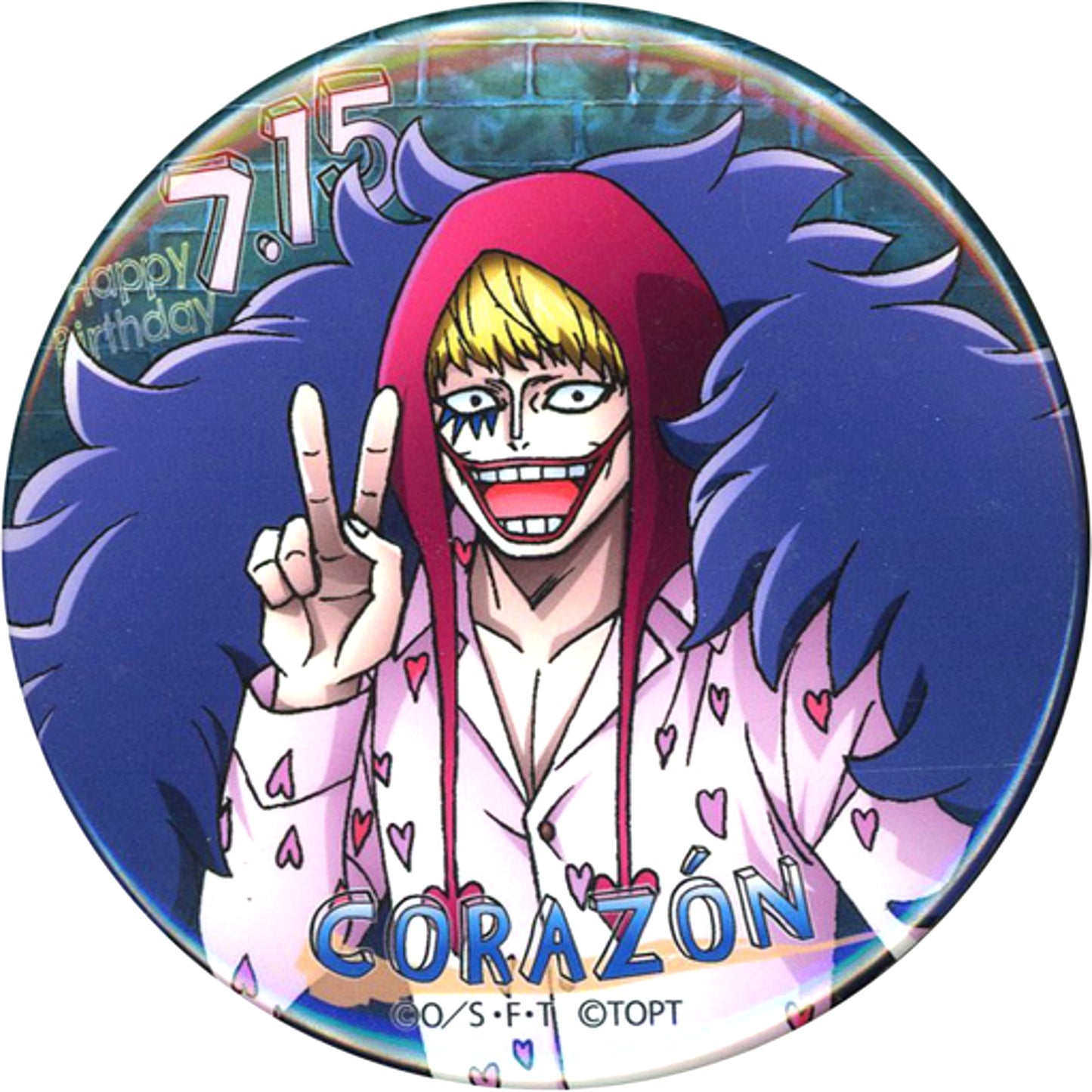 Corazon One Piece Tokyo One Piece Tower Birthday Button 2020 Mugiwara Store Ltd [USED]
