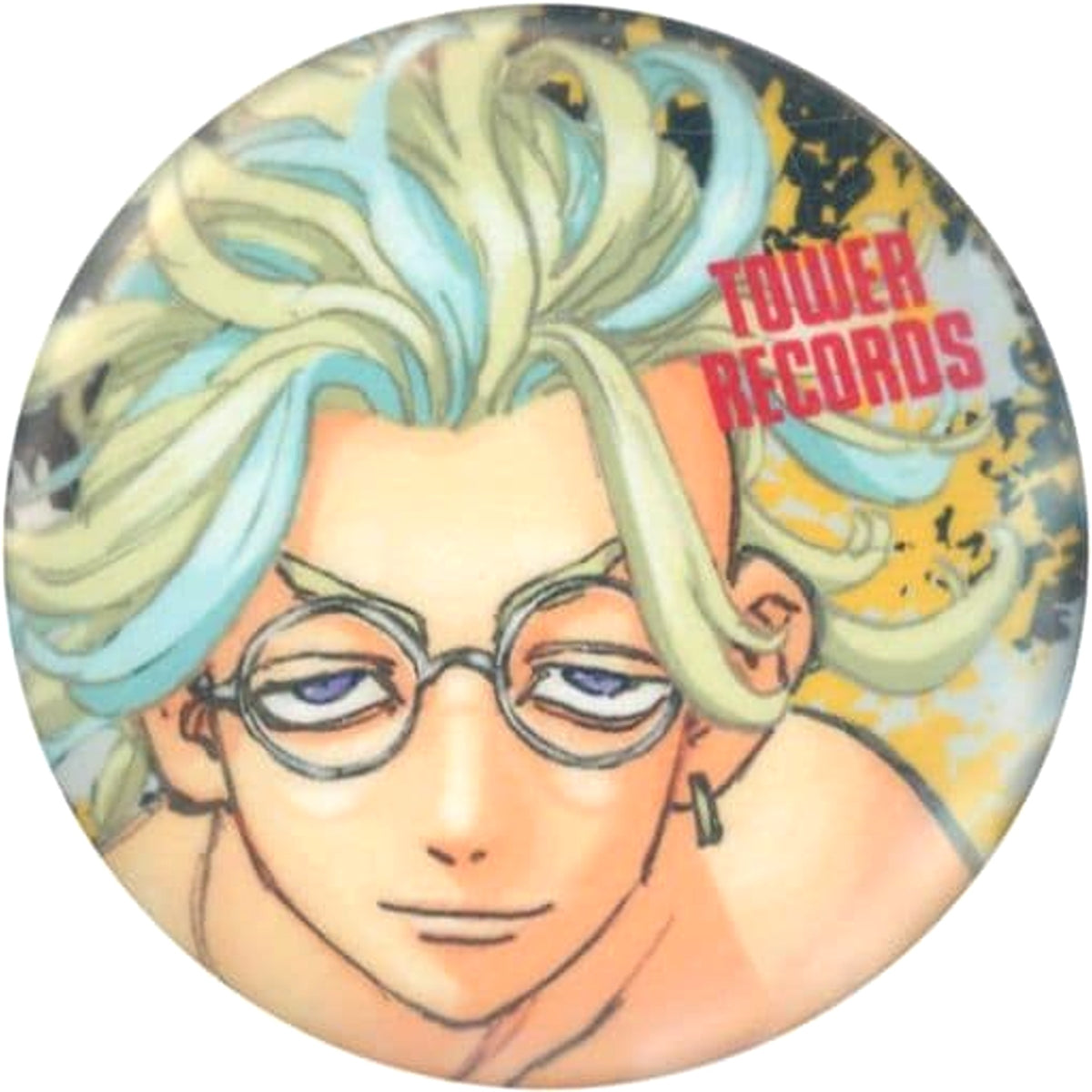 Tokyo Revengers Rindou Haitani Trading Can Badge B Tower Records Limited Buttons [USED]