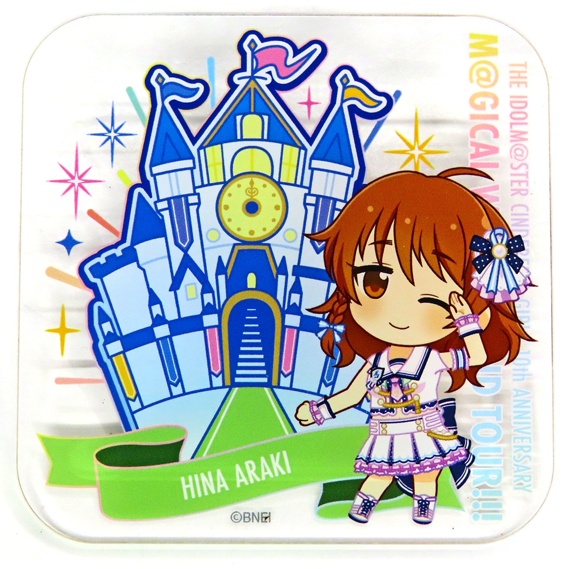 Hina Araki Official Produce Badge - 10th ANNIVERSARY TOUR Ver. The Idolmaster Cinderella Girls [USED]