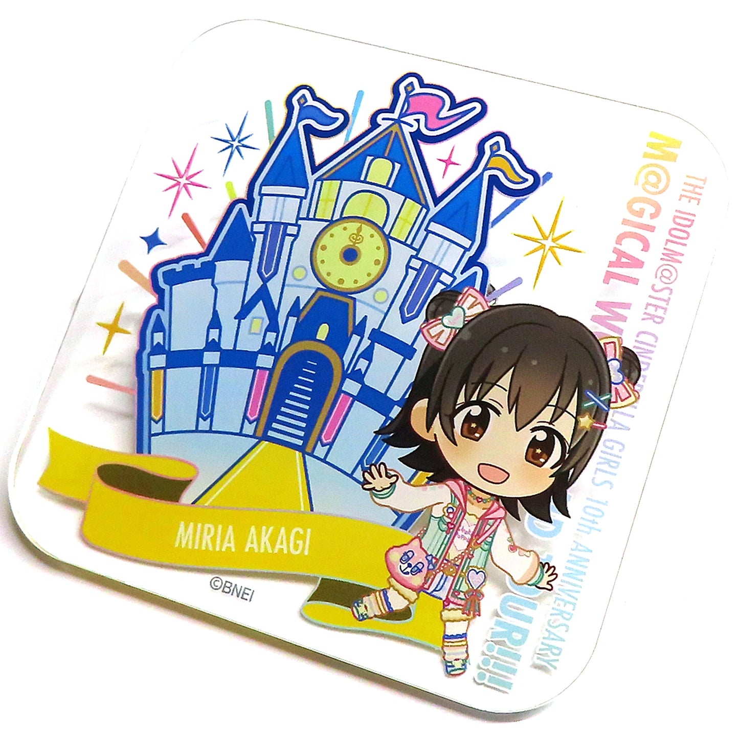 Miria Akagi Official Produce Badge - 10th ANNIVERSARY TOUR Ver. The Idolmaster Cinderella Girls [USED]