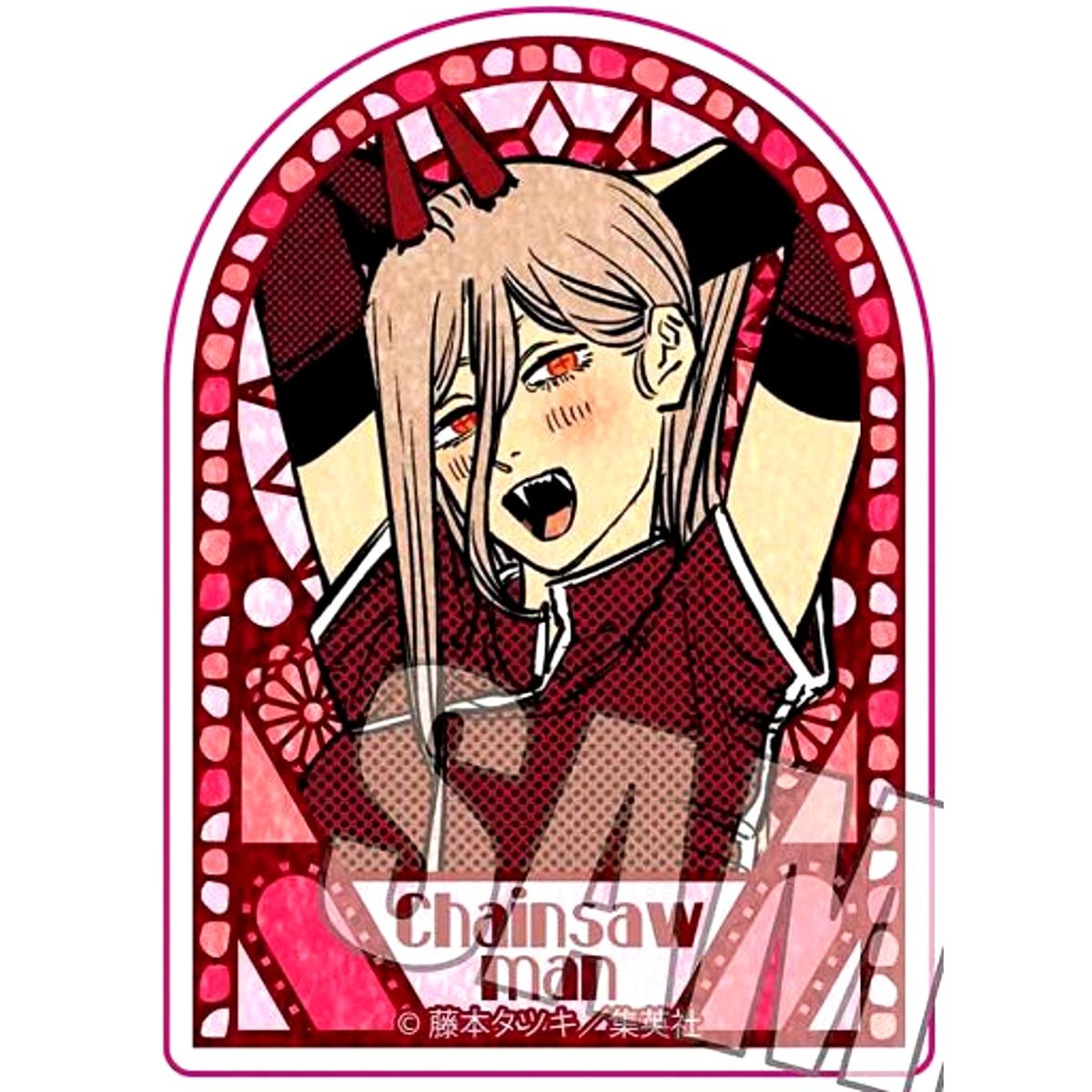 Power Chainsaw Man Standing Acrylic Badge [USED]