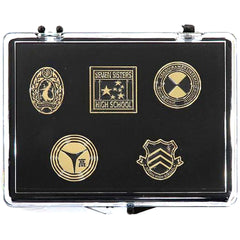 Each School Emblem Persona Emblem Pins 5 School Set 25th Anniversary animate ONLY SHOP [USED]